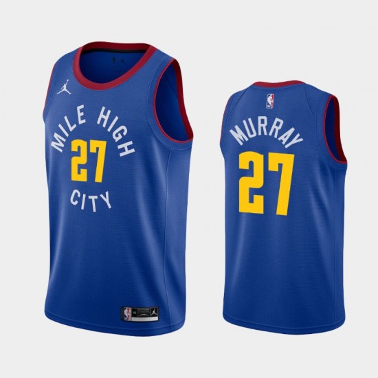 Denver Nuggets Jamal Murray 27 2020 2021 Jordan Brand Statement Edition NBA Jersey Swingman