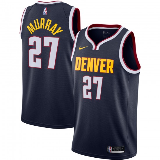 Denver Nuggets Jamal Murray 27 2020 2021 Nike Icon Edition NBA Jersey Swingman