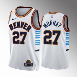 Denver Nuggets Jamal Murray 27 Nike 2022 2023 City Edition Blue NBA Jersey Swingman