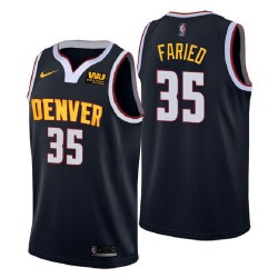 Denver Nuggets Kenneth Faried 35 2018-2019 Nike Navy NBA Jersey Swingman