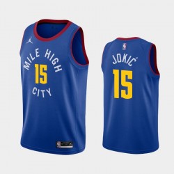 Denver Nuggets Nikola Jokic 15 2020 2021 Jordan Brand Statement Edition NBA Jersey Swingman