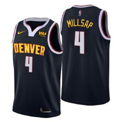 Denver Nuggets Paul Millsap 4 2018-2019 Nike Navy NBA Jersey Swingman