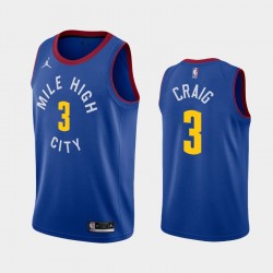 Denver Nuggets Torrey Craig 3 2020 2021 Jordan Brand Statement Edition NBA Jersey Swingman