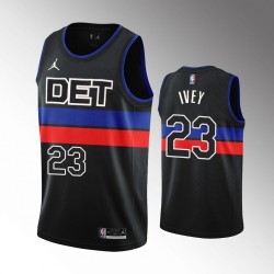 Detroit Pistons Jaden Ivey 23 Jordan 2022 2023 Statement Edition Black NBA Jersey Swingman