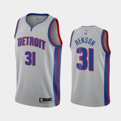 Detroit Pistons John Henson 31 2020 2021 Jordan Brand Statement Edition NBA Jersey Swingman