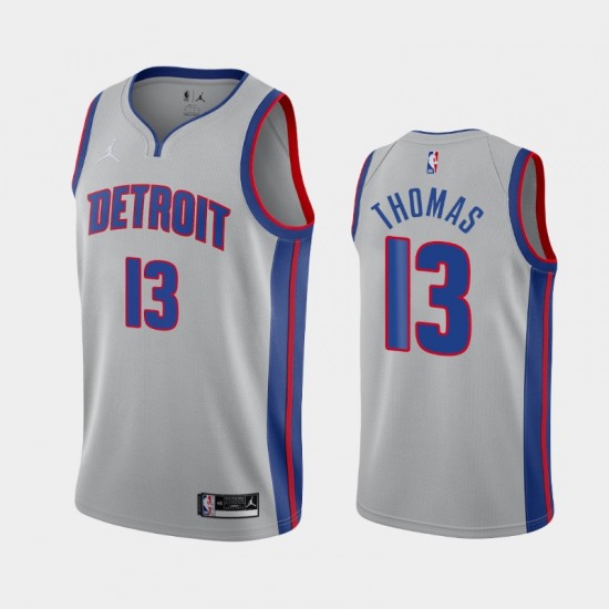 Detroit Pistons Khyri Thomas 13 2020 2021 Jordan Brand Statement Edition NBA Jersey Swingman