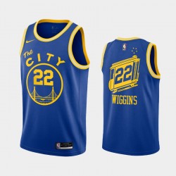 Golden State Warriors Andrew Wiggins 22 2020 2021 Nike Hardwood Classics NBA Jersey Swingman