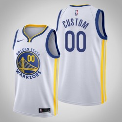 Golden State Warriors Custom Nike 2019 2020 Association NBA Jersey Swingman