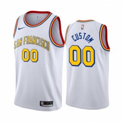 Golden State Warriors Custom Nike 2019 2020 Classic Edition NBA Jersey Swingman