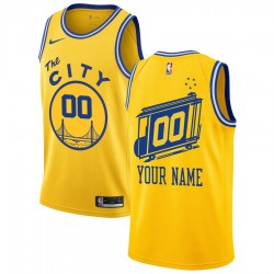 Golden State Warriors Custom Nike 2019 2020 Hardwood Classics NBA Jersey Swingman