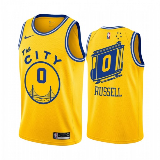 Golden State Warriors D'Angelo Russell Nike 2019 2020 Hardwood Classics NBA Jersey Swingman