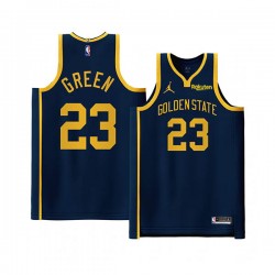 Golden State Warriors Draymond Green 23 Jordan 2022 2023 Statement Edition Navy NBA Jersey Swingman