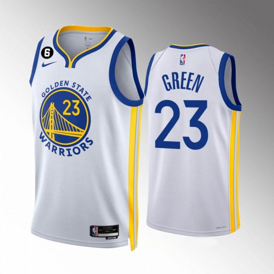 Golden State Warriors Draymond Green 23 Nike 2022 2023 Association Edition White NBA Jersey Swingman