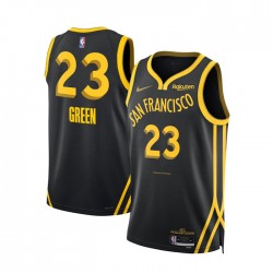 Golden State Warriors Draymond Green 23 Nike 2023 2024 City Edition Black NBA Jersey Swingman