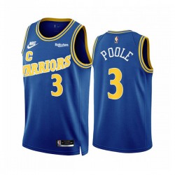 Golden State Warriors Jordan Poole 3 Jordan 2022 2023 Classic Edition Royal NBA Jersey Swingman