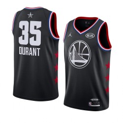 Golden State Warriors Kevin Durant 35 2019 All Star Jordan Brand Black NBA Jersey Swingman