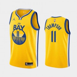 Golden State Warriors Klay Thompson 11 2020 2021 Jordan Brand Statement Edition NBA Jersey Swingman