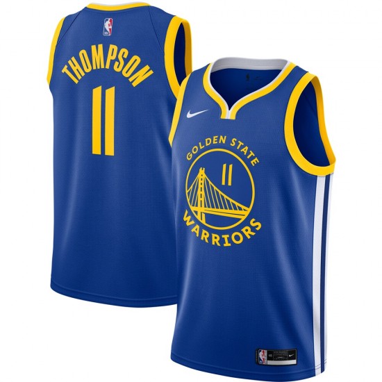 Golden State Warriors Klay Thompson 11 2020 2021 Nike Icon Edition NBA Jersey Swingman