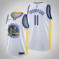 Golden State Warriors Klay Thompson 11 Nike 2019 2020 Association NBA Jersey Swingman