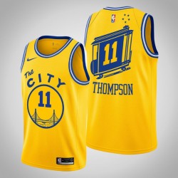 Golden State Warriors Klay Thompson 11 Nike 2019 2020 Hardwood Classics NBA Jersey Swingman