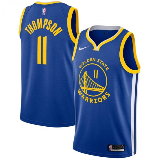 Golden State Warriors Klay Thompson 11 Nike 2019 2020 Icon NBA Jersey Swingman