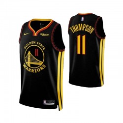 Golden State Warriors Klay Thompson 11 Nike 2023 2024 Black NBA Jersey Swingman