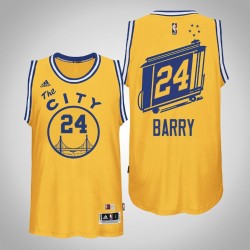 Golden State Warriors Rick Barry 24 Nike 2019 2020 Hardwood Classics NBA Jersey Swingman