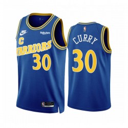 Golden State Warriors Stephen Curry 30 Jordan 2022 2023 Classic Edition Royal NBA Jersey Swingman