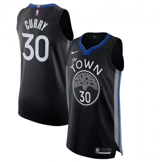 Golden State Warriors Stephen Curry 30 Nike 2019 2020 City Edition NBA Jersey Swingman