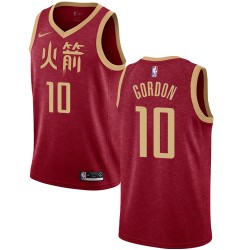 Houston Rockets Eric Gordon 10 2018 2019 Nike City Edition Red NBA Jersey Swingman