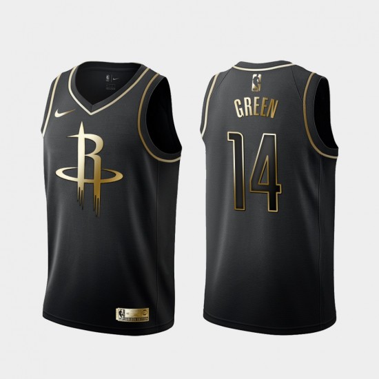 Houston Rockets Gerald Green 14 Nike Golden Edition Black NBA Jersey Swingman