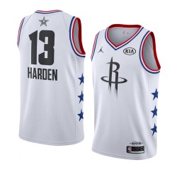 Houston Rockets James Harden 13 2019 All Star Jordan Brand White NBA Jersey Swingman