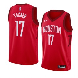 Houston Rockets PJ Tucker 17 2018 2019 Nike Red NBA Jersey Swingman