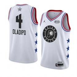 Indiana Pacers Victor Oladipo 4 2019 All Star Jordan Brand White NBA Jersey Swingman