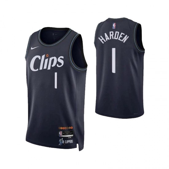 Los Angeles Clippers James Harden 1 Nike 2023 2024 City Edition NBA Jersey Swingman