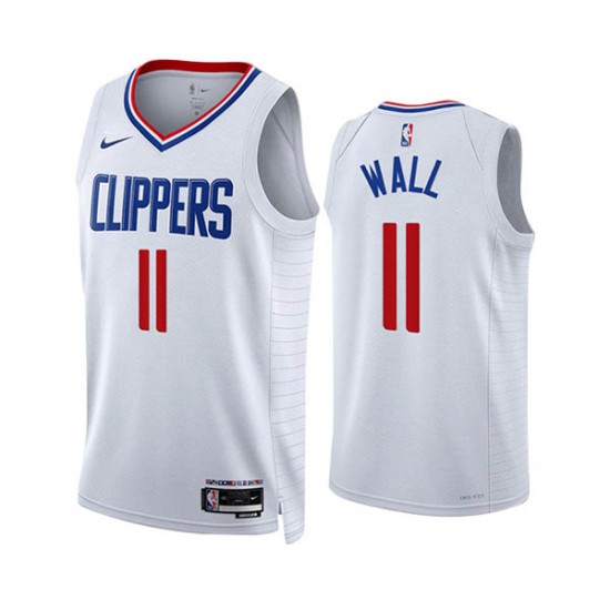 Los Angeles Clippers John Wall 11 Nike 2022 2023 Association Edition White NBA Jersey Swingman