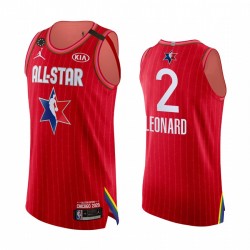 Los Angeles Clippers Kawhi Leonard 2 2020 All Star Jordan Brand Kobe Forever Red NBA Jersey Swingman
