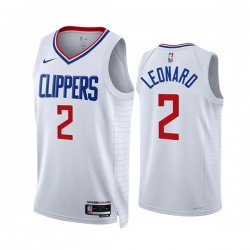 Los Angeles Clippers Kawhi Leonard 2 Nike 2022 2023 Association Edition White NBA Jersey Swingman