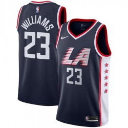 Los Angeles Clippers Lou Williams 23 2018 2019 Nike City Edition Navy NBA Jersey Swingman