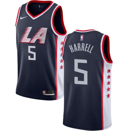 Los Angeles Clippers Montrezl Harrell 5 2018 2019 Nike City Edition Navy NBA Jersey Swingman