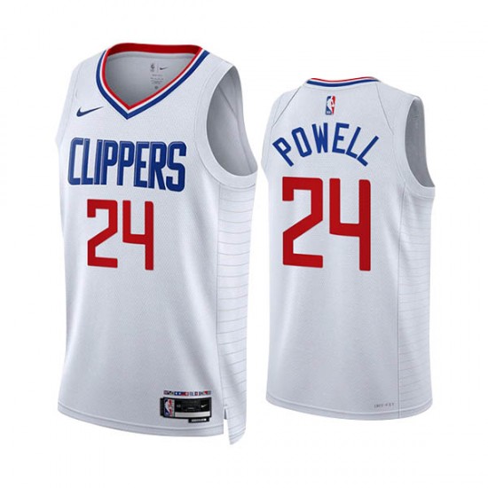 Los Angeles Clippers Norman Powell 24 Nike 2022 2023 Association Edition White NBA Jersey Swingman