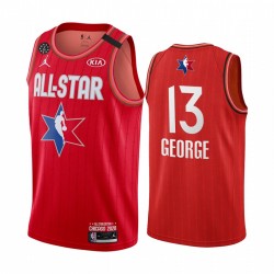 Los Angeles Clippers Paul George 13 2020 All Star Jordan Brand Red NBA Jersey Swingman