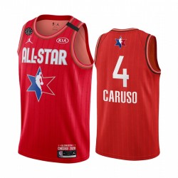Los Angeles Lakers Alex Caruso 4 2020 All Star Jordan Brand Red NBA Jersey Swingman