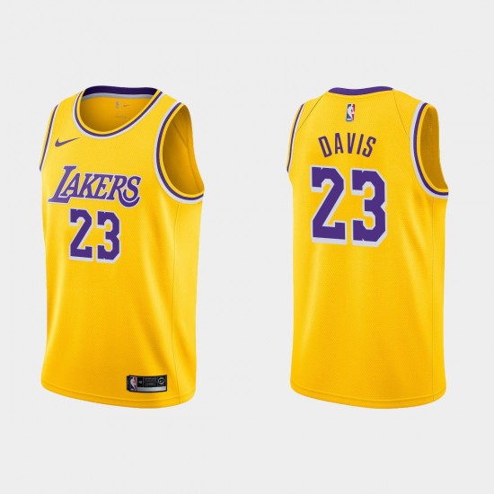 Los Angeles Lakers Anthony Davis 23 Nike 2021 2022 Icon Edition NBA Jersey Swingman