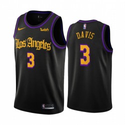 Los Angeles Lakers Anthony Davis 3 Nike 2019 2020 City Creative NBA Jersey Swingman