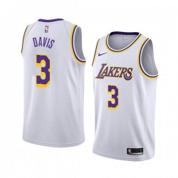 Los Angeles Lakers Anthony Davis 3 Nike 2022 2023 Association Edition White NBA Jersey Swingman