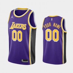 Los Angeles Lakers Custom 2020 2021 Jordan Brand Statement Edition NBA Jersey Swingman