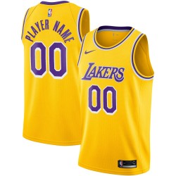 Los Angeles Lakers Custom 2020 2021 Nike Icon Edition NBA Jersey Swingman