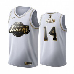 Los Angeles Lakers Danny Green 14 Nike 2019 2020 Golden Edition White NBA Jersey Swingman