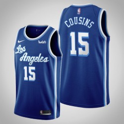 Los Angeles Lakers DeMarcus Cousins 15 Nike 2019 2020 Hardwood Classics NBA Jersey Swingman